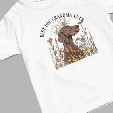 Labrador Retriever Dog T-shirt, Pet Lover Shirt, Dog Lover Shirt, Best Dog Grandma Ever T-Shirt, Dog Owner Shirt, Gift For Dog Grandma, Funny Dog Shirts, Women Dog T-Shirt, Mother's Day Gift, Dog Lover Wife Gifts, Dog Shirt